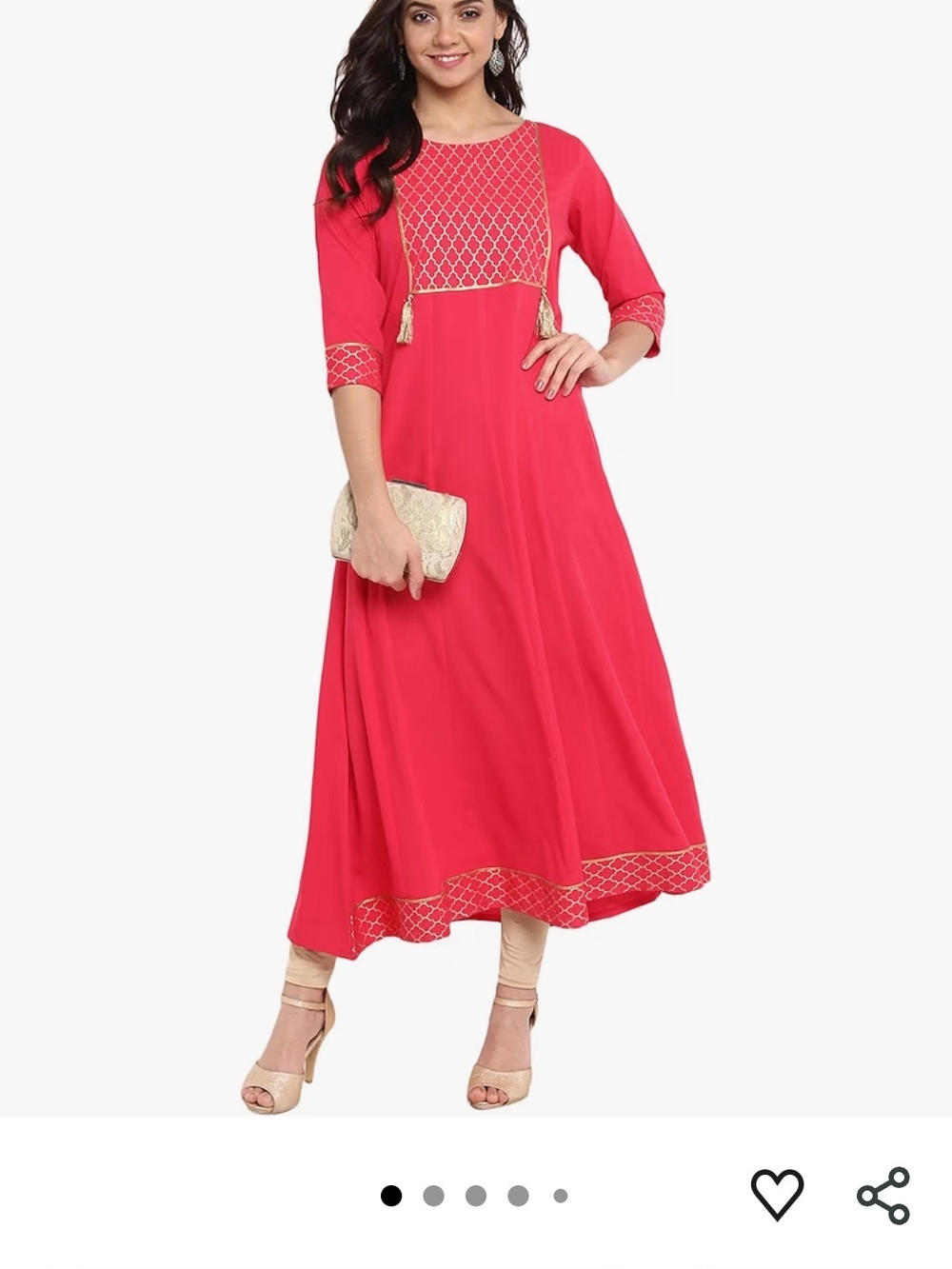 Janasya Indian Women's Summer Kurta for Women
